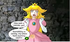 anime sex game princess Peach is a prisioner (Nintendo)
