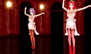 mmd meiling&sakuya