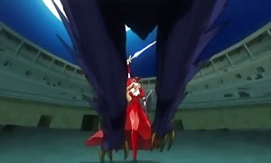 manga attractive warrior giant melons