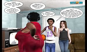 3D Comic: The Chaperone. scenes 72-73