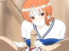 anime hentai nami blowjob one piece