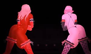 3D MMD Futa Dance