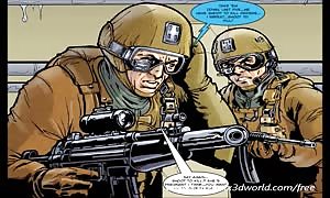 2D Comic: Cyberian Nation. scene four