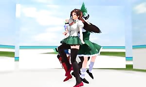 MMDCarry Me off  touhou