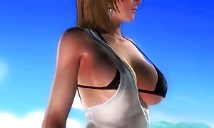 Tina Armstrong - DOA5 - naked posing - 3d boobies