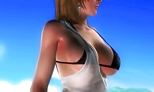 Tina Armstrong - DOA5 - naked posing - 3d boobies