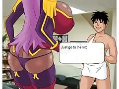 Hentai sex game Sexy Milf with big sexy boobs