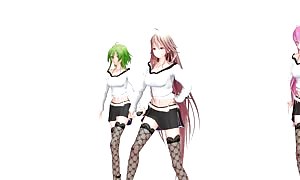 MMD IA Luka and Gumi Dance