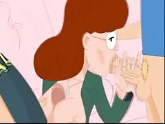Cartoon porn movie with Daria and Denice The Minace