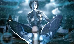 Cortana sucks and nails! (Halo hentai Compilation)