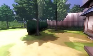 MMD Sex - devil spirit attacks Hakurei Shrine.